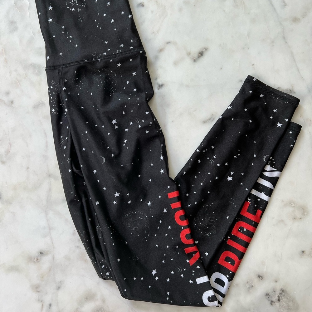 CYCLEBAR rock your ride stars leggings - size small